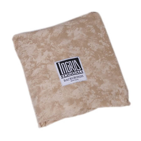 Beige mottled fabric background 2.9x6 m