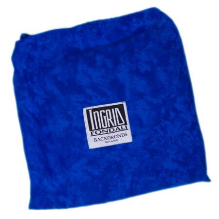 Blue mottled fabric background 2.9x3 m