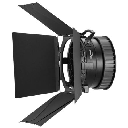 Godox Knowled GF14 Fresnel with barn doors
