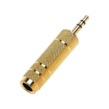 Jack 6.3mm female - minijack 3.5mm male stereo adapter