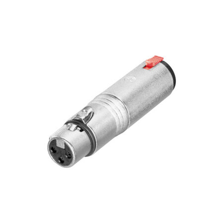 XLR 3pin female - Jack 6.3mm female adapter