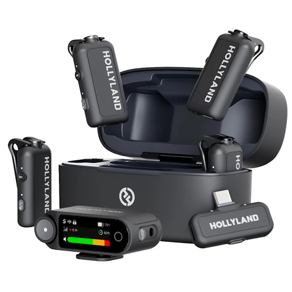 Hollyland Lark Max 2 Combo (4 TX + 1 RX) wireless system