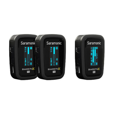 Saramonic Blink500 ProX B2 (2 TX + 1 RX) wireless system
