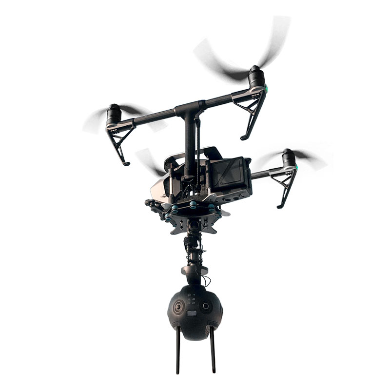 DJI Inspire 2 Insta360 Pro 2 quadcopter + Pilot