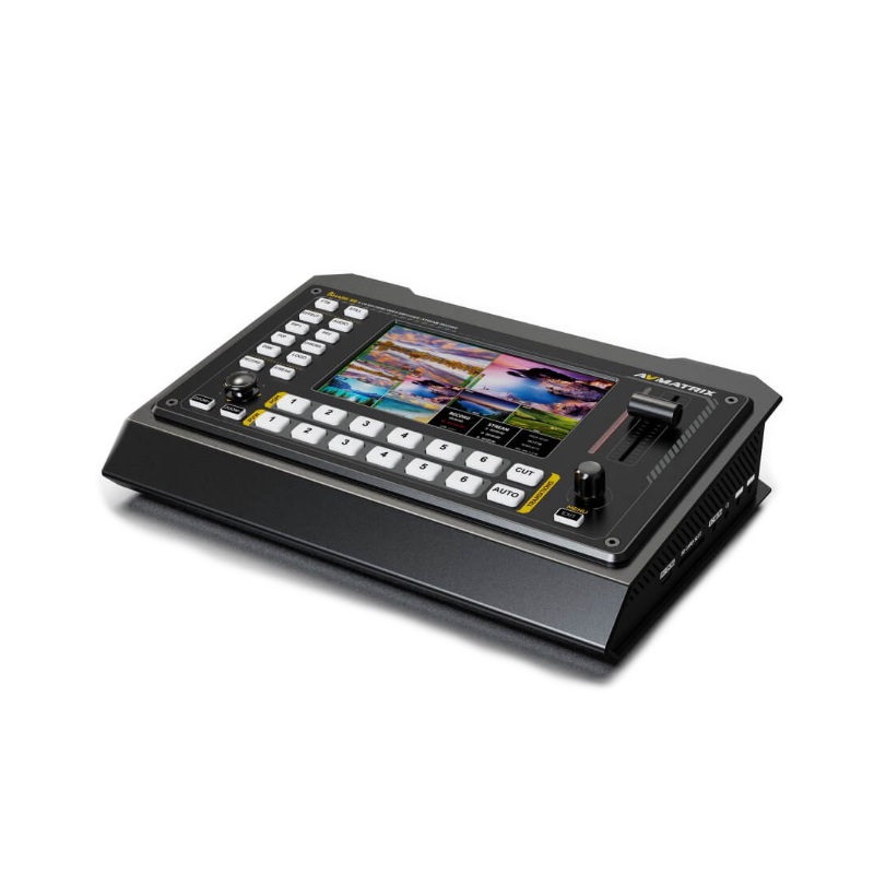 AVMATRIX Shark S6 compact 6CH (HDMI/SDI) video mixer-streamer