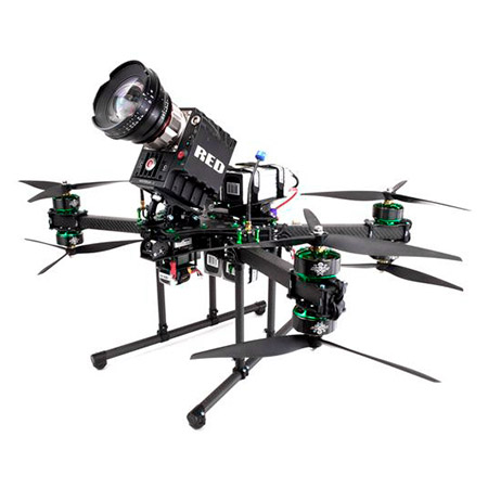 Racing FPV quadcopter with RED Komodo camera