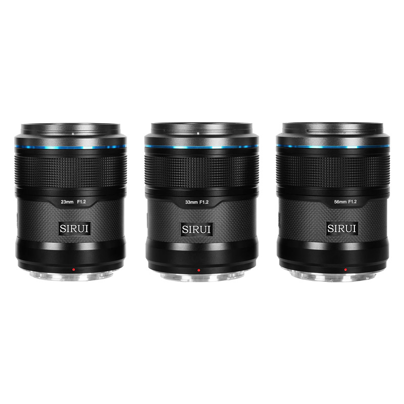 Sirui Sniper 23/33/56 f/1.2 Sony E lens set