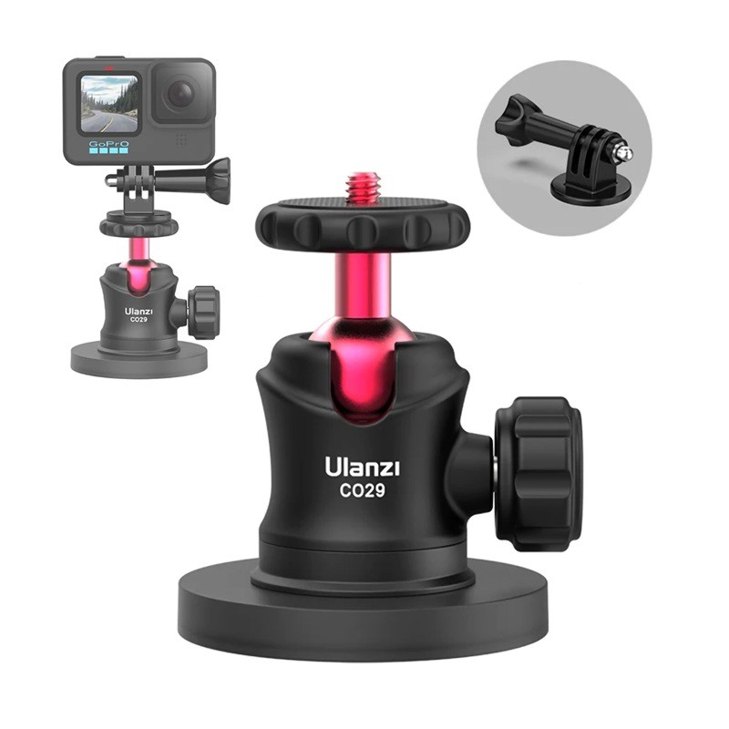 ULANZI C029 magnetic mount with ball head for action cameras - Image 2