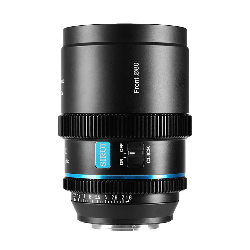 Sirui 40 T1.8 1.33x S35 Anamorphic Blue Flare Sony E - Image 2