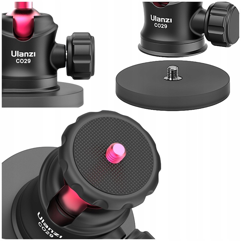 ULANZI C029 magnetic mount with ball head for action cameras - Image 3